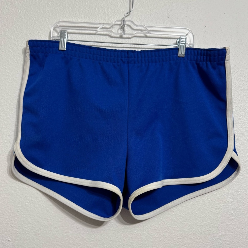 Felco Blue Basketball Shorts Vintage‎ Retro Athletic Adult Size XL  Stretched
